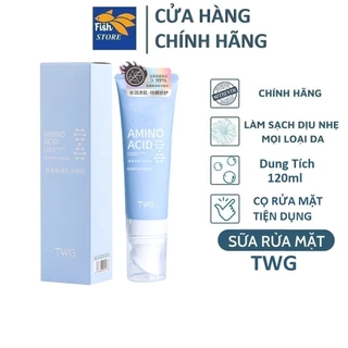 Sữa rửa mặt  Amino Acid TWG làm sạch sâu loại bỏ mụn đầu đen dưỡng ẩm trắng sáng kiểm soát dầu thu nhỏ lỗ chân lông chăm