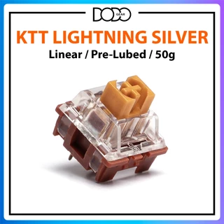 Switch KTT Lightning Silver 3 PIN Linear 50g công tắc bàn phím Switch KTT Lightning 3 pin DoDo Gear