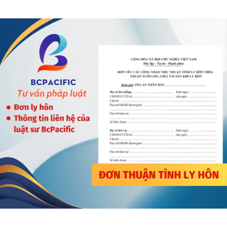 Đơn thuận tình ly hôn