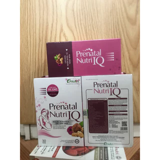 Viên Uống PRENATAL NUTRI IQ hỗ trợ tăng cường sức khoẻ,nâng cao sức đề kháng,giảm mệt mỏi trong thai kỳ