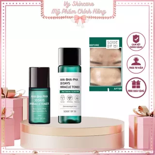 [MINI SIZE] Nước Hoa Hồng Giảm Mụn Some By Mi AHA-BHA-PHA 30 Days Miracle Toner 6ml