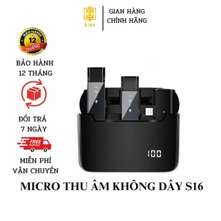 Mic Thu Âm Micro Không Dây Cài Áo Điện Thoại_SI8