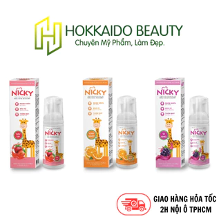 Kem Đánh Răng Dạng Bọt Siêu Mịn Trẻ Em Nicky (CHÍNH HÃNG) 60ml