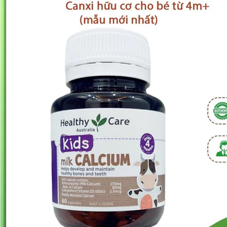 [Tem phụ chính hãng] [Mẫu mới] Canxi sữa, Milk Calcium Healthy Care 70 viên Úc