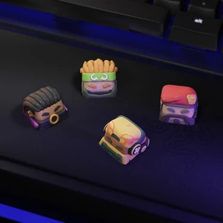 Keycap Valorant,Keycap Reyna,Sky,BrimStone,Raze