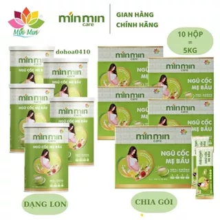 10 hộp Ngũ cốc mẹ bầu Min Min Care 35 loại hạt