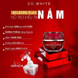 Combo Kem Nám Melasma Plus CCWhite Mờ Nám Dưỡng Trắng Da