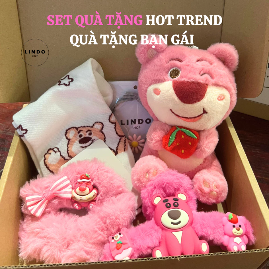 Set Quà Tặng Bạn Gái Hot Trend LINDO, Quà tặng Sinh Nhật, Valentine, 8/3, 20/10, Các Dịp Đặc Biệt