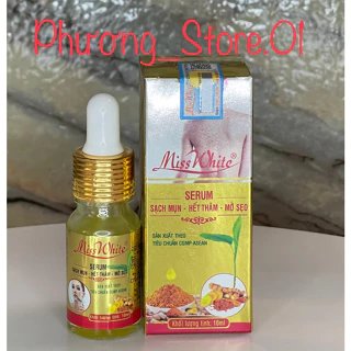 Serum nghệ MISS WHITE mụn, thâm, mờ sẹo 10ml