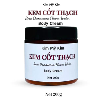 Hộp 200g Kem body cốt thạch hoa hồng Kim Mỹ Kim