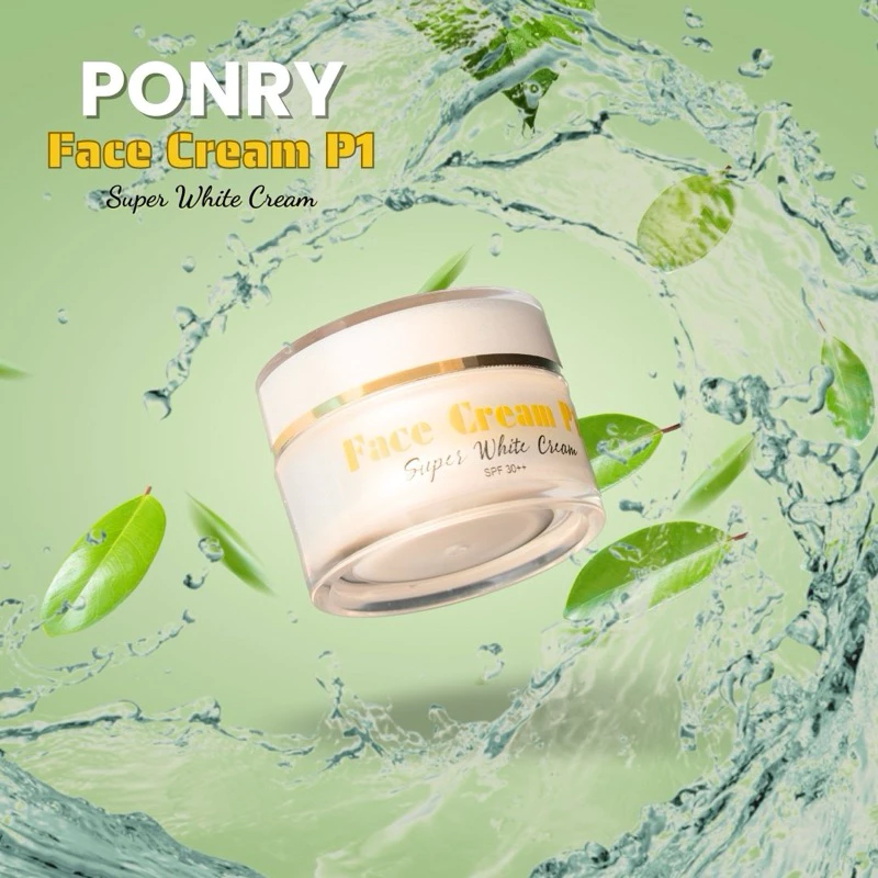 [ Tặng Cột Tóc ] KEM FACE P1 PONRY DƯỠNG SÁNG MỊN MÀNG DA MẶT HỘP 5GR - 10GR ( Chính hãng PONRY )