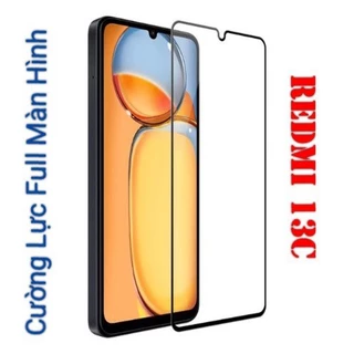 (F50) Miếng Dán Cường Lực Xiaomi Redmi 13C / Poco C65 Full Màn Hình