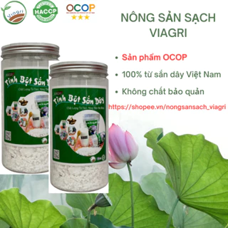 Tinh Bột sắn dây nguyên chất Viagri 1kg giúp tăng kích thước vòng 1, thanh nhiệt, thải độc, đẹp da