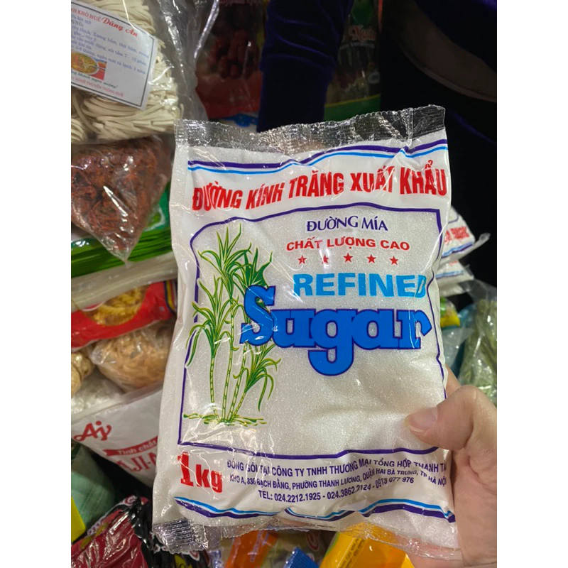 Đường Kính Xuất Khẩu Trắng/Vàng túi 1kg