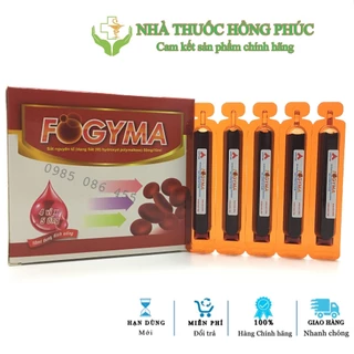 Fogyma - Bổ sung sắt cho phụ nữ mang thai và cho con bú, người thiếu máu, gầy yếu ( Hộp 20 ống)