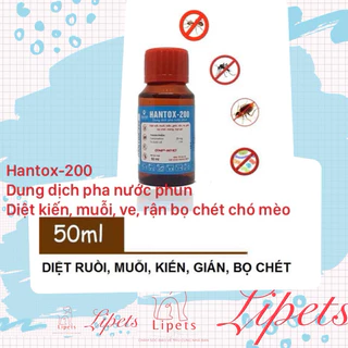 HANTOX - 200 diệt ruồi, muỗi, kiến, gián, bọ chét [50ml]