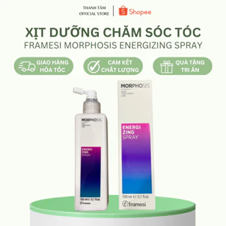 Xịt dưỡng chăm sóc tóc rụng và kích thích mọc tóc Framesi Morphosis Energizing Spray 150ml, bảo vệ da đầu | THANH TÂM