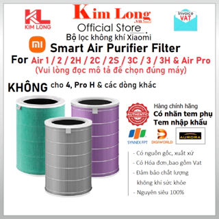 Lõi lọc không khí Xiaomi Smart Air Purifier 1,2,2H,2C,2S,3C,3/3H, Air Pro FILTER (BỘ LỌC) - Chính hãng Công ty