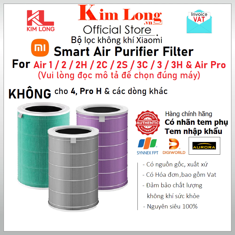 Lõi lọc không khí Xiaomi Air Purifier (Lọc siêu bụi mịn, vi khuẩn) FILTER (BỘ LỌC)- Hàng chính hãng