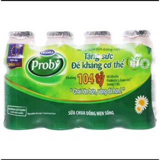 Lốc  sữa  chua uống lên men sống Proby Vinamilk(4 chai x130ml).