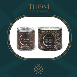 INTO THE NIGHT | Nến thơm 3 bấc 411gr 1 bấc 198g Bath and Body Works 3 Wick Scented Candles