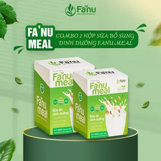 Combo 2 hộp sữa hạt bổ sung dinh dưỡng Fanu Meal hỗ trợ giảm cân, thay thế bữa ăn dinh dưỡng