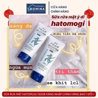 [DATE MỚI] Sữa rửa mặt ý dĩ làm sáng da REIHAKU HATOMUGI W Cleansing foam 130g