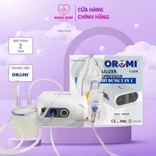 Máy xông khí dung và hút mũi 2 trong 1 OROMI C28M - Máy CHUYÊN XÔNG mũi họng cho trẻ em, người lớn