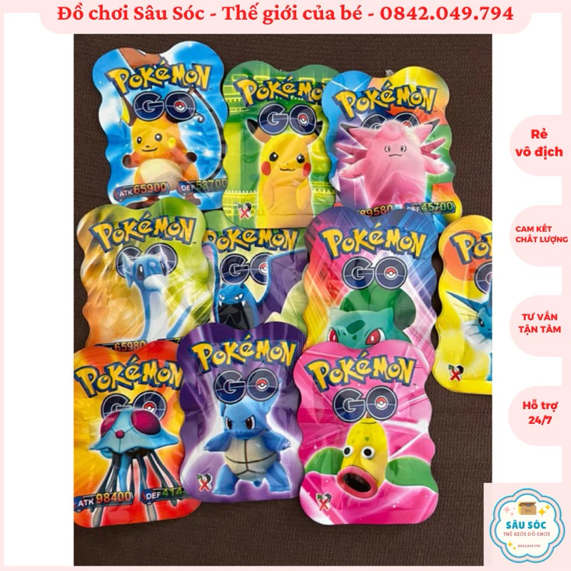 Combo 2 Túi Boom Pokemon nổ to CHẤT LƯỢNG BAO NỔ