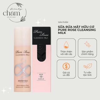 Sữa Rửa Mặt Hữu Cơ Redgold London Pure Rose Cleansing Milk