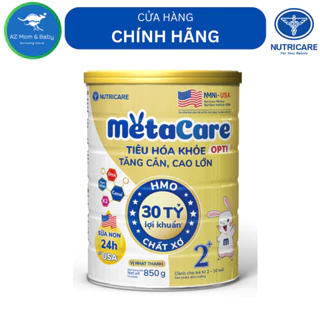 Sữa Nutricare Metacare OPTI 2+ 850g - Tiêu hoá khoẻ, tăng cân cao lớn