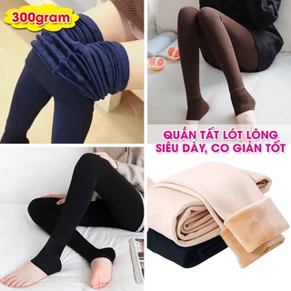 [freesize <55kg] Quần tất lót lông GIỮ ẤM, CHỐNG NẮNG co giãn 4 chiều ôm gọn định hình