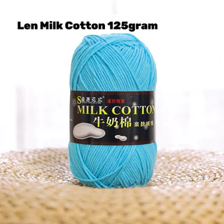 Len Milk Cotton 125gram bảng màu 1-50