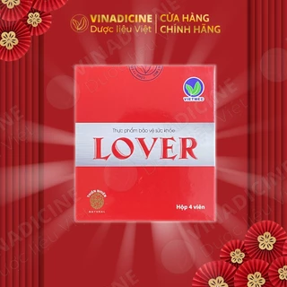 Bổ Thận, Tráng Dương, Tăng Cường Sinh Lực LOVER VIETMEC Dạng Viên 1 Hộp*4 Viên