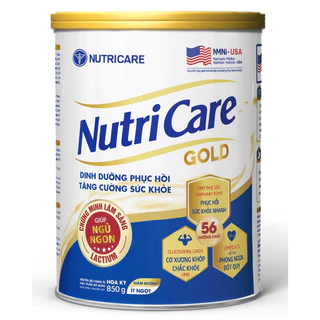 Sữa bột Nutricare gold 850g đinh dưỡng cho người lớn tuổi