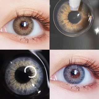 Lens 1 Cặp Kính Áp Tròng Màu EYESHARE 0 Độ Trang Điểm Có Thể Đeo Nhiều Lần Sử Dụng 1 Năm