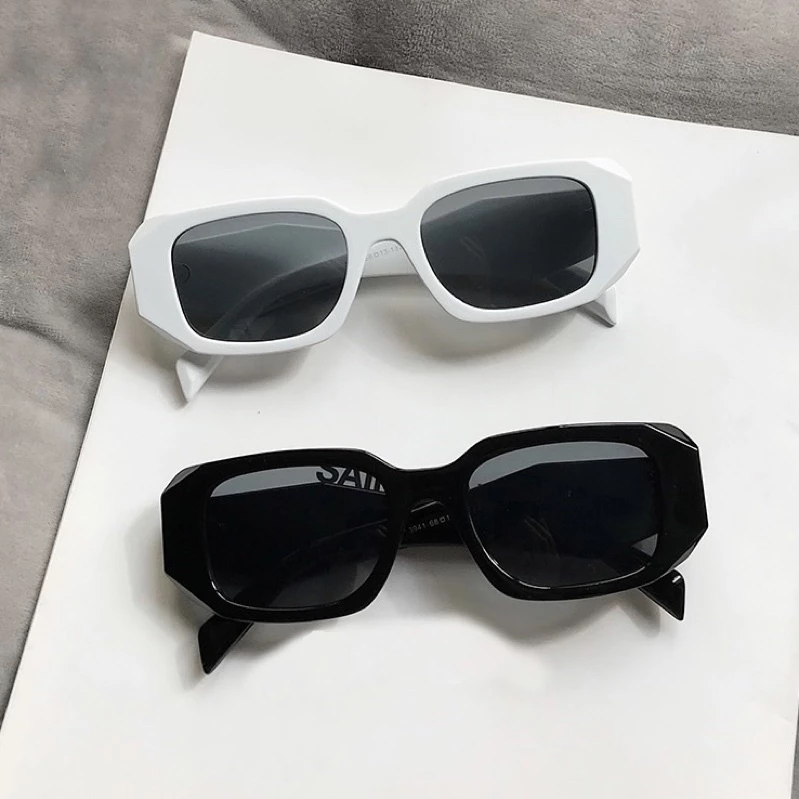 Kính Râm Nữ Nam Lục Giác Pra.da Unisex, Kính Mắt Chống UV400 Du Lịch Đi Biển Hàn Quốc FERADO