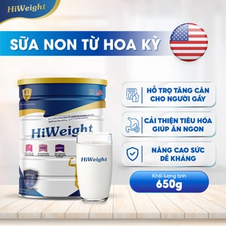 Sữa Non Tăng Cân Hiweight 650g Sữa Bột Dành Cho Người Gầy Và Trẻ Trên 10 Tuổi