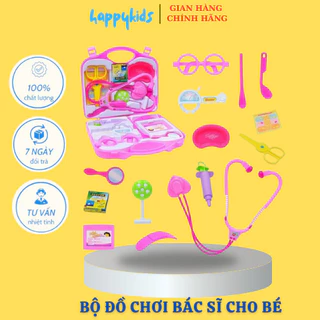 Bộ Đồ Chơi Bác Sĩ,Vali Đồ Chơi Khám Bệnh 15 Món,Để Bé Tập Làm Bác Sĩ,Phù Hợp Với Cả Bé Trai Và Bé Gái,Nhựa ABS An Toàn