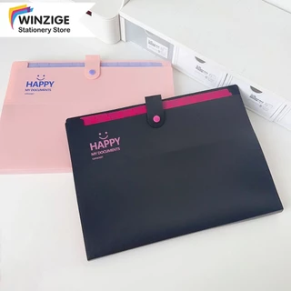 Winzige A4 Túi đựng tài liệu nhiều 12 ngăn cute- tệp đựng tài liệu kẹp file A4 phụ kiện văn phòng phẩm Học Sinh