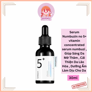 Serum Dưỡng Trắng Numbuzin no 5+ vitamin concentrated  Dưỡng Sáng Da và Giảm Thâm Da Mụn 30ml