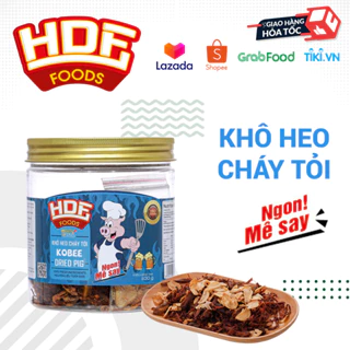 [Đồ ăn vặt Cao Cấp] Khô heo cháy tỏi KOBEE siêu ngon 100g - Khô gà Cooky