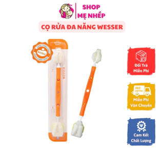 Cọ Rửa Bình Sữa Dụng Cụ Vệ Sinh Bình Sữa Đa Năng Wesser