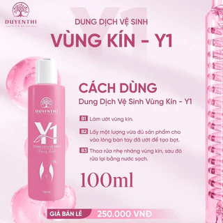 🌸Dung dịch vệ sinh Y1 Duyên Thị Bảo Vệ 24h giải pháp toàn diện cho chăm sóc vệ sinh vùng kín 100ml