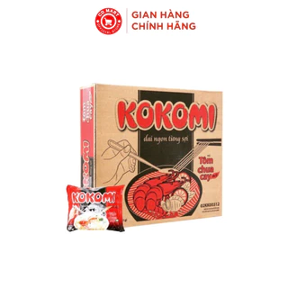 Thùng 30 gói mì ăn liền chua cay Kokomi 65G