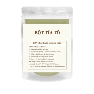 Bột lá tía tô nguyên chất 100% Organic, Kềm dầu, Giảm mụn, mờ thâm nám, sáng da - MOE SHOP