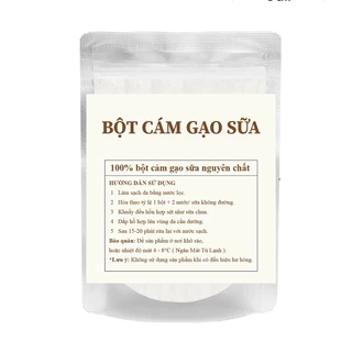 Bột cám gạo sữa nguyên chất hữu cơ 100% oganic ,Trắng da, dưỡng ẩm, mờ thâm sạm - MOE SHOP