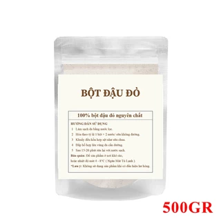 Bột đậu đỏ 1KG nguyên chất 100% Organic, Tắm trắng da, dưỡng ẩm, mờ thâm, tẩy TBC - MOE