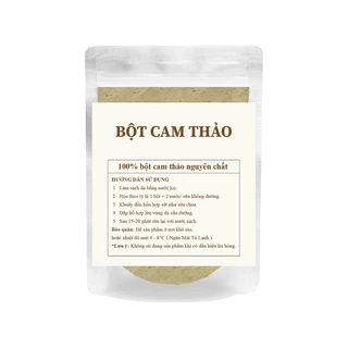 Bột Cam Thảo Nguyên chất 100% Trắng da, giảm mụn, mờ thâm nám, trẻ hoá - MOE SHOP