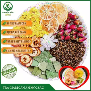 ✅[THƯỢNG HẠNG] Trà Giảm Cân Thảo Mộc An Mộc Sắc Trà Giảm Mỡ Bụng Giảm Béo Thanh Lọc Cơ Thể